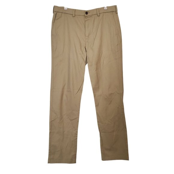 George Other - George Khaki Straight Fit Chino Pants Stone Wash 34x34